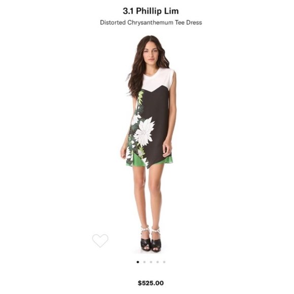 3.1 Phillip Lim Black and White Mini Dress - Picture 1 of 9